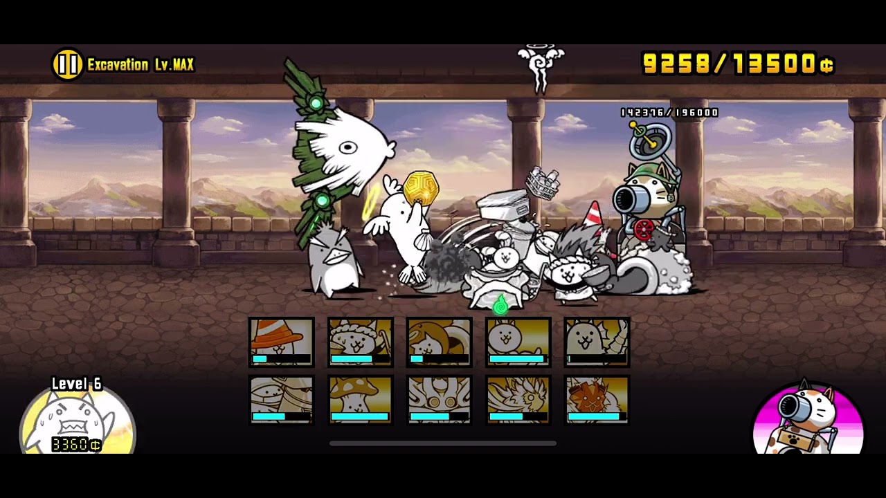 Excavation Lv.MAX (Gigahaniwan Strikes!) [No Uber] Revised Strat | The Battle Cats