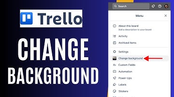 How to change Trello board background