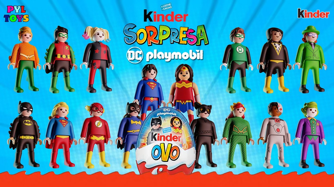 Kinder Sorpresa DC Playmobil 2026 | Colección Completa - YouTube