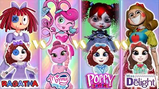 My talking Angela 2 | Miss Delight VS Poppy Vs Mommy long legs Vs Ragatha | cosplay