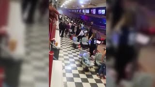 Cellphone Video Captures Panic At Bowling Alley