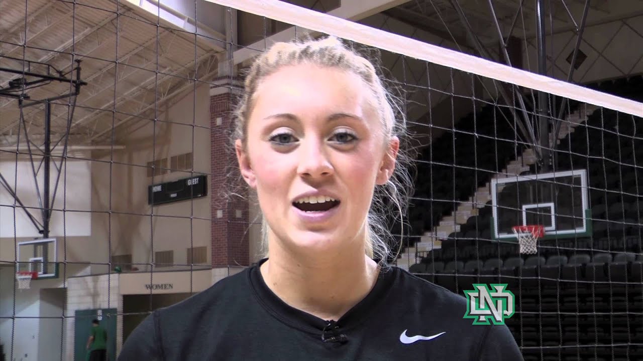 Day in the Life of volleyball player, Emily Asche: UND Sports TV Feature
