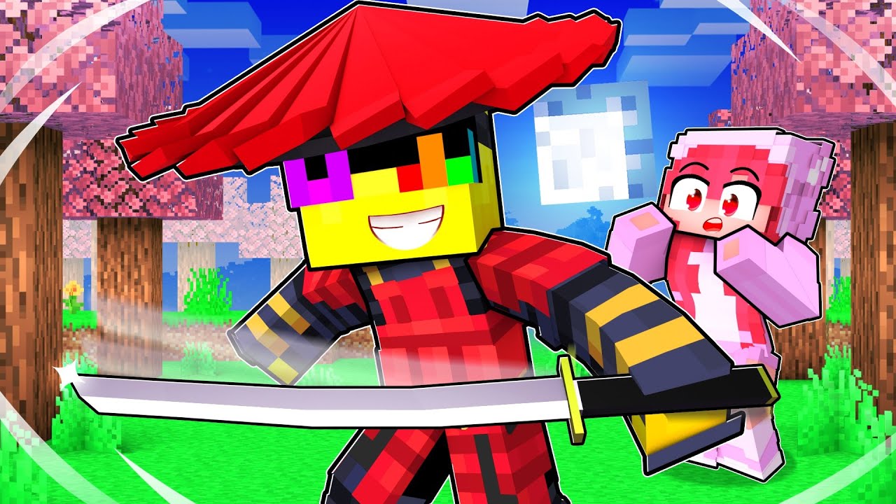 Playing As A PROTECTIVE SAMURAI in Minecraft! - YouTube