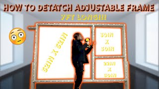 How To Detatch ADJUSTABLE Tufting Frame | Watch This After Tutorial