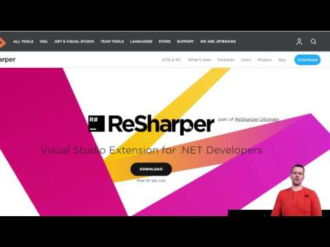 Install Resharper - Helper tool for VS