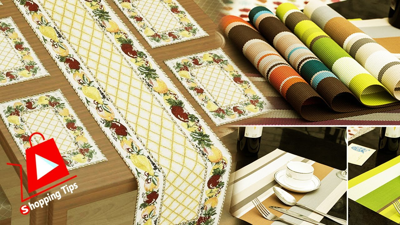 নতুন ডিজাইনের টেবিল ম্যাট ও রানার সেট।table mat price in bangladesh
