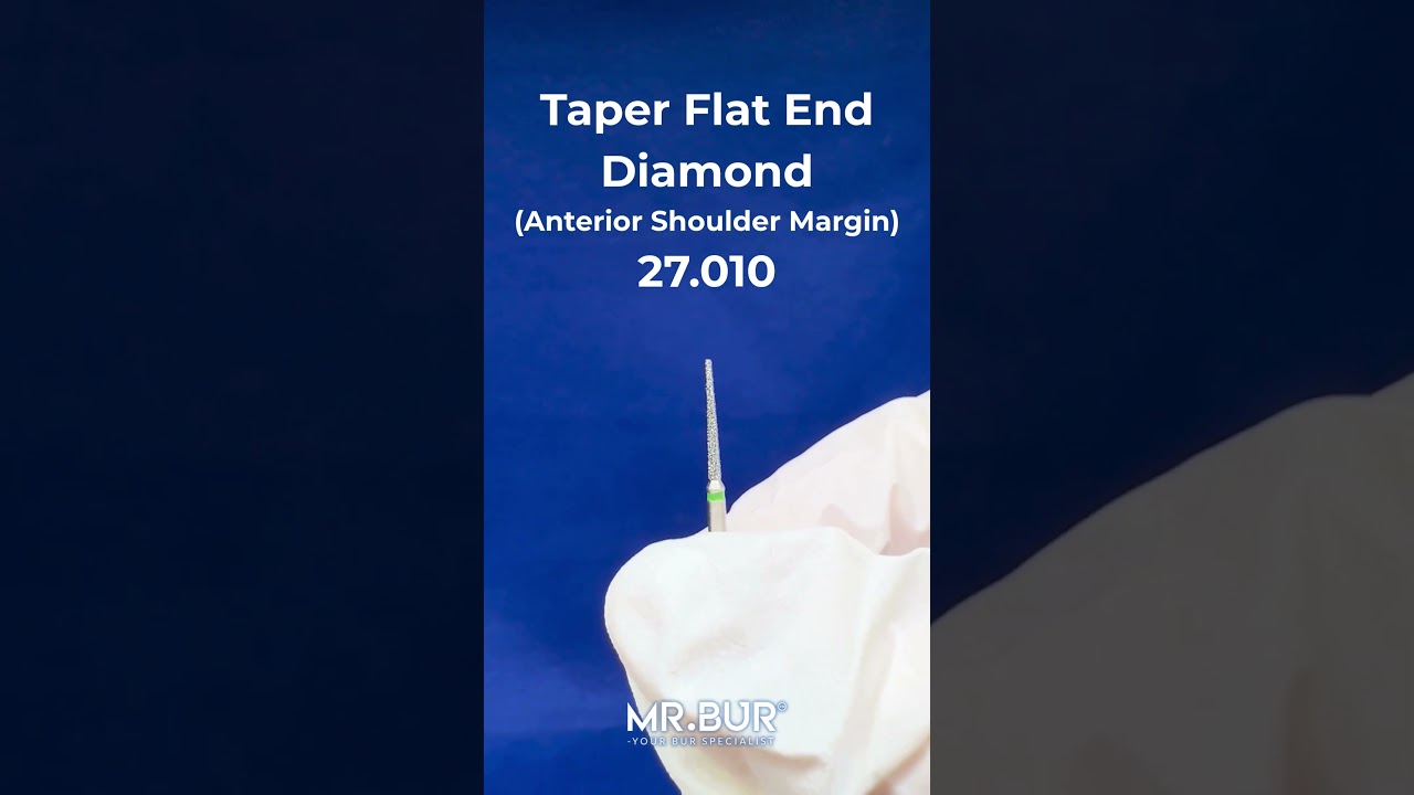 Taper Flat End Bur | Diamond Dental Bur