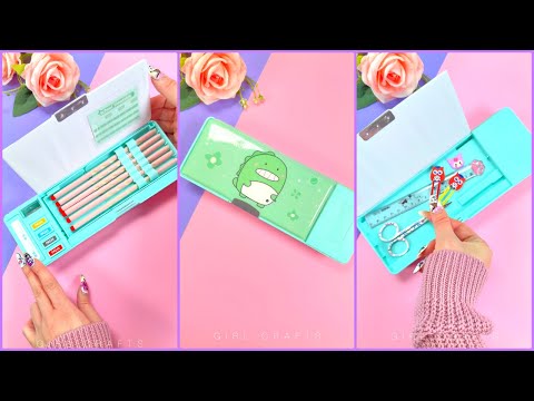 Cute Dinosaur PENCIL CASE Unboxing - ASMR - No Music #shorts #youtubeshorts #unboxing