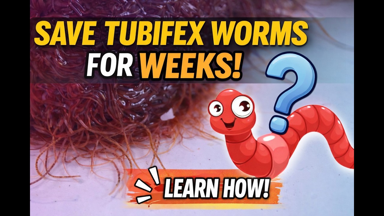 Want to Keep Tubifex Worms Alive for 14 Days? Watch This Now