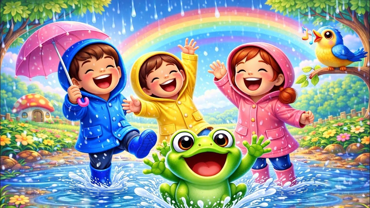Baarish Aayi | बारिश आई बारिश आई | Kids Rain Song | Frog Poem in Hindi