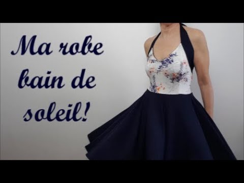 DIY couture : Comment coudre ma robe bain de soleil -patron gratuit-! -  YouTube