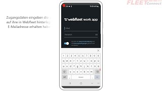 Webfleet erklärt in unter 60 Sekunden - Anmelden in der Work App