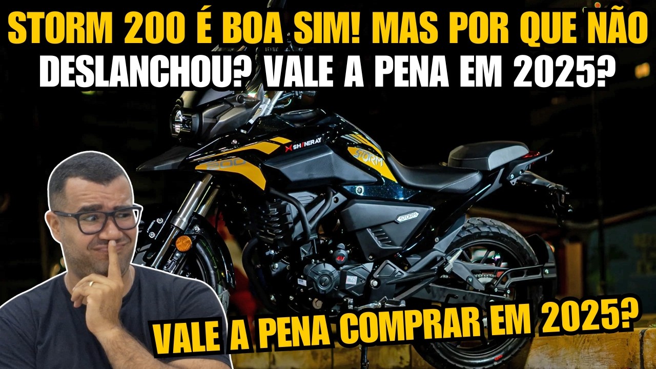 STORM 200 É CONFIÁVEL VEJA SE ESSA MOTO DA SHINERAY AINDA É UMA BOA COMPRA EM 2025!