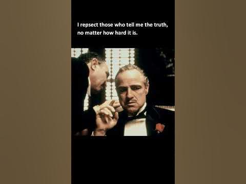 It's not personal, it's strictly business" - The Godfather top 5 quotes