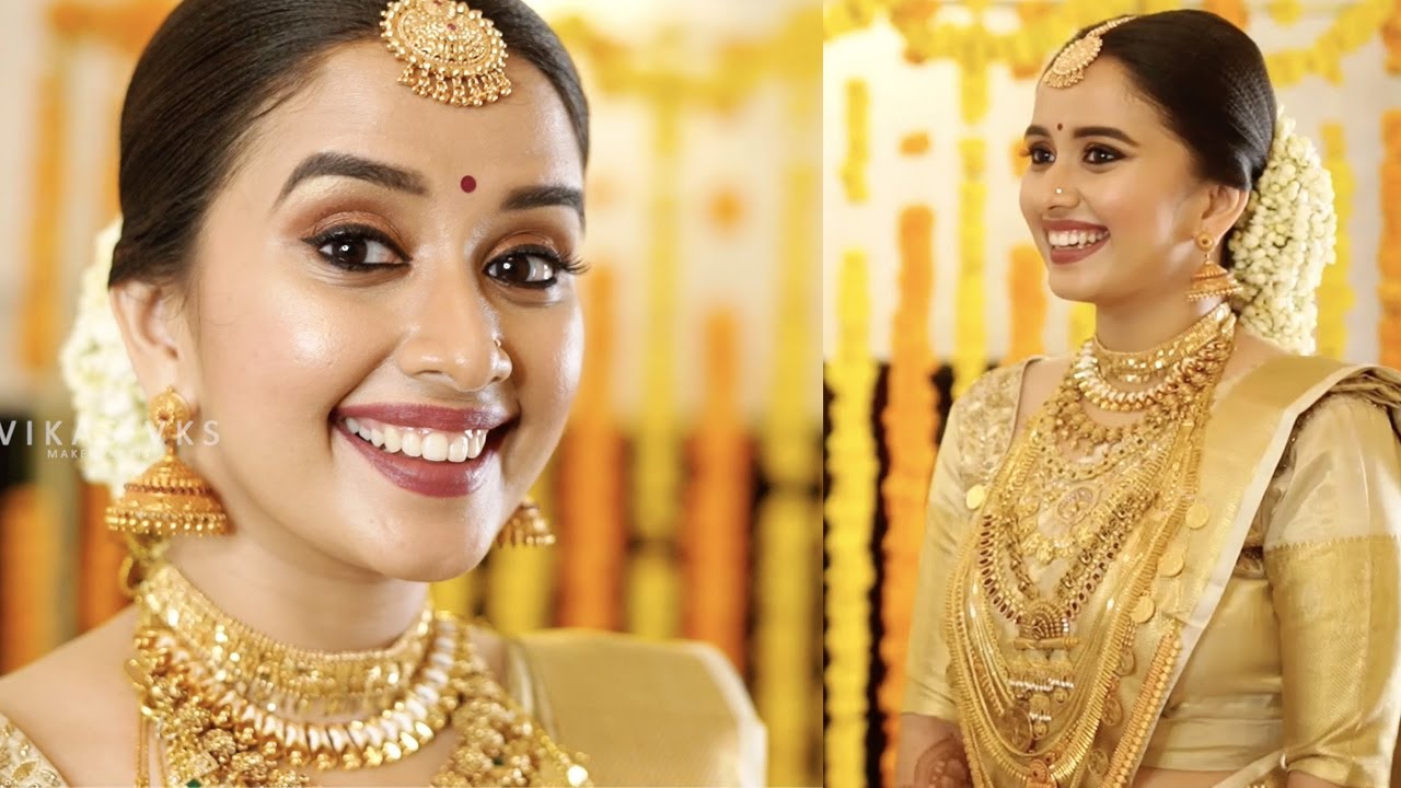 Indian Bridal Makeup Kerala Wedding I Happy Bride Makeup Wedding Vlog