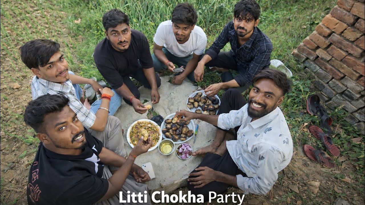 Litti Chhokha Party 🥳 With Friend 