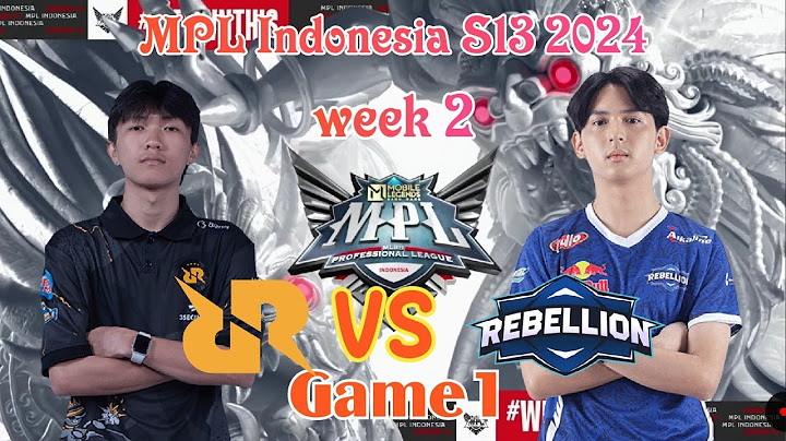 Rebellion Esports vs RRQ Hoshi game 1  |MPL ID S13| Regular Season week 2 . RBL vs RRQ #mplids13