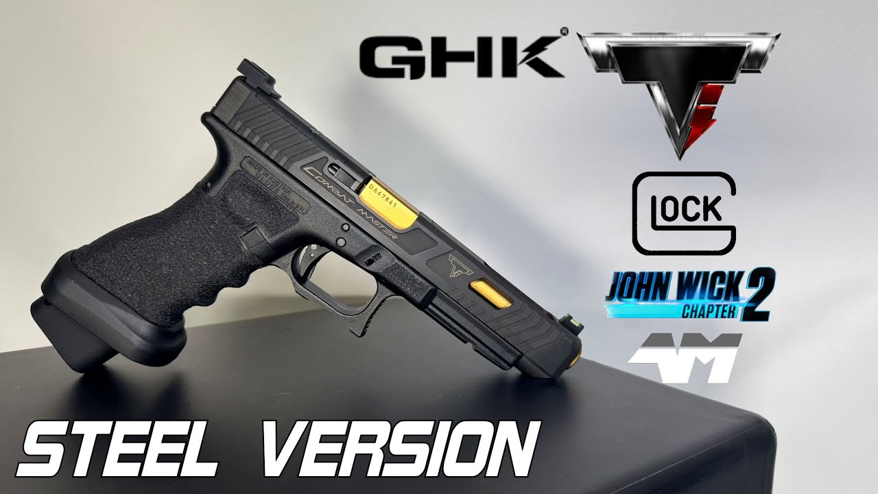 GHK Glock TTI G34 MOS Combat Master Steel Version John Wick