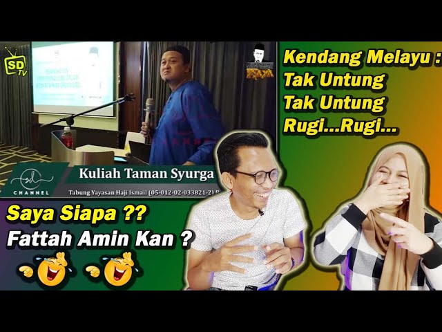 Dapat Ilmu, Dapat Lucu 😂‼️Pertama Kali Simak Ceramah Ustaz Syamsul Debat Full | REACTION class=