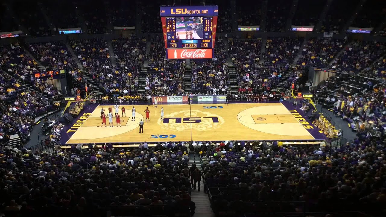 LSU Basketball: LSU vs Georgia 2 OT Time-lapse - YouTube