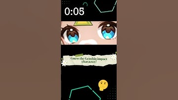 Guess the Genshin impact character by their eyes #genshinimpact #youtubeshorts #guess