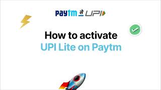How To Activate Upi Lite On Paytm 🚀
