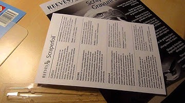 Reeves Scraperfoil silver Eagle unboxing and test