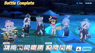 Blue Archive Fury of Set blue Floor 105 clear