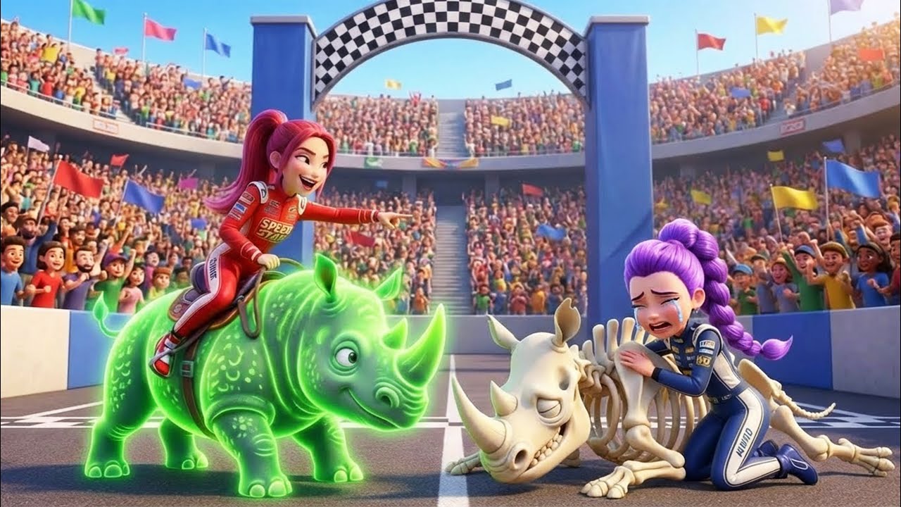 RUMI’s Shocking Rhino Racing Championship Victory Amid MIRA’s Conspiracy | KPOP Demon Hunters