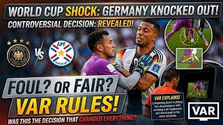 Germany goal disallowed controversy | Germany vs Paraguay World Cup 2026 |Anton foul on Gill