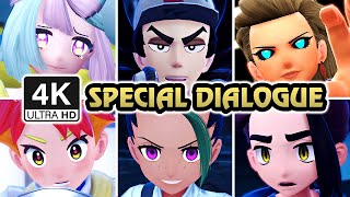 Pokémon Scarlet & Violet (Switch 2) All Trainers Special Dialogue (4K60FPS)