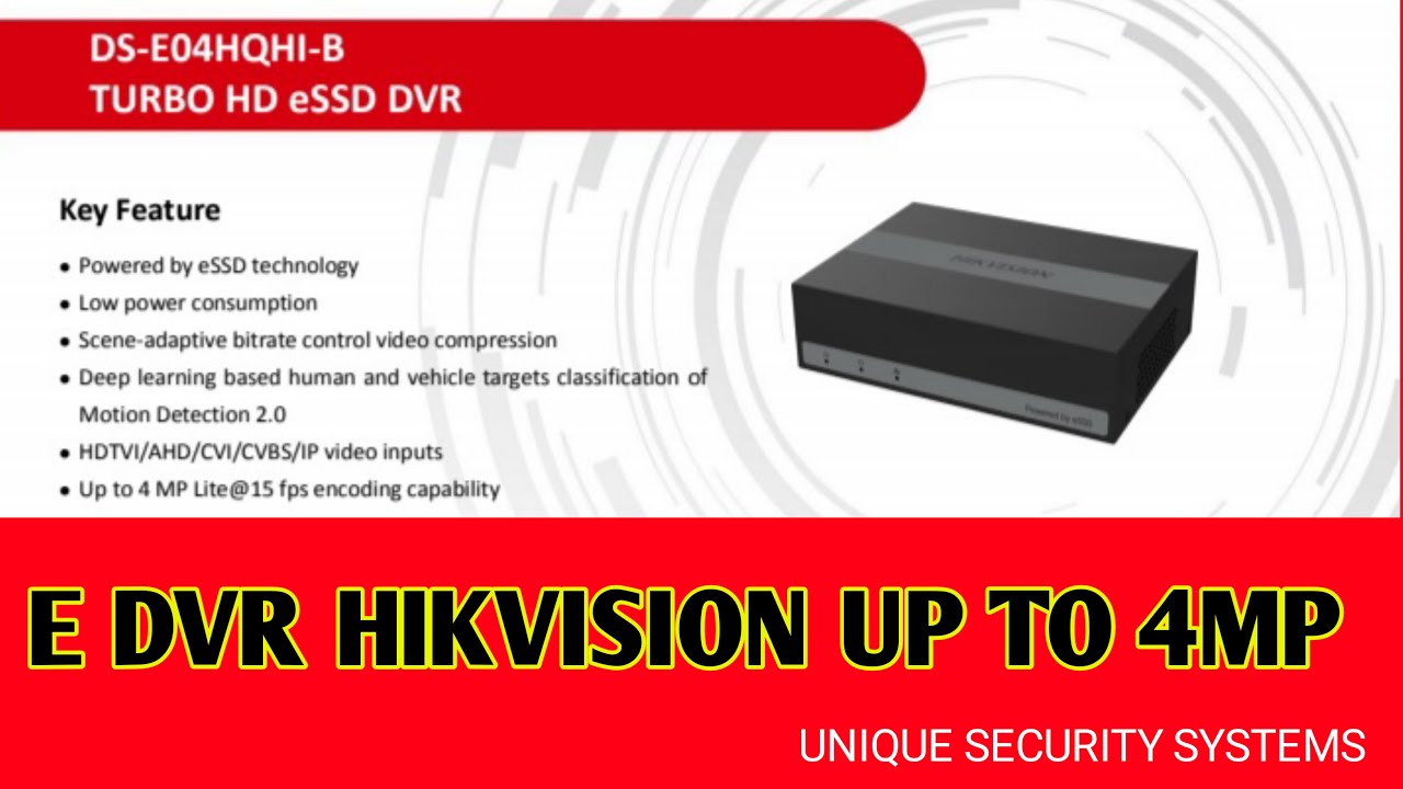 HIKVISION eDVR embedded SSD CCTV Training In Malayalamvehicle DVR