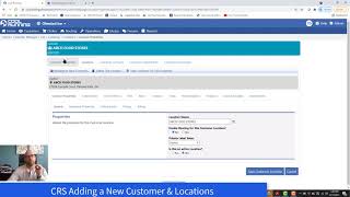 CRS Adding a New Customer and Location screenshot 2