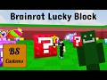 Mining Lucky Blocks to get Brainrots in Roblox