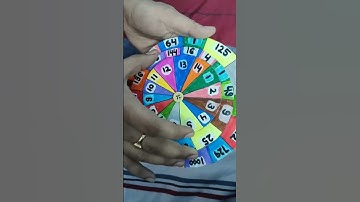 Perfect square Perfect cube spinning wheel working model