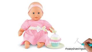 How To Draw A Baby Doll