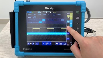 Micsig tablet oscilloscope autoset function