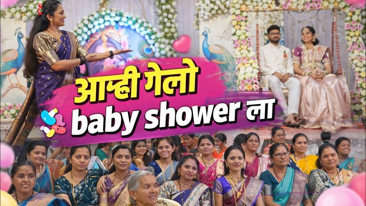 आम्ही गेलो Baby Shower ला | खूप मजा, धमाल आणि खास क्षण 💕👶