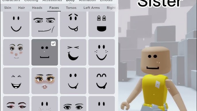 How Roblox limited faces are made… 