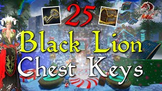 Guild Wars 2 Wintersday 25 Black Lion Chest Keys