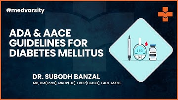 ADA & AACE Guidelines for DM Management | @MedvarsityTechnologiesPvtLtd