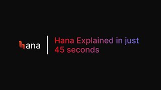 Unlock the Power of Hana: Your AI Team Assistant in 45 Seconds!