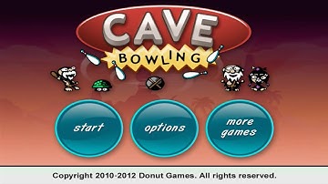Cave Bowling [iOS] Gameplay