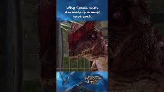 Why Speak with Animals is a MUST HAVE Spell (Part 5) - Baldurs Gate 3 @TerakJK
