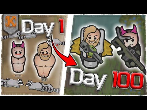 We Survived 100 Days in RimWorld MULTIPLAYER (With Noobert)