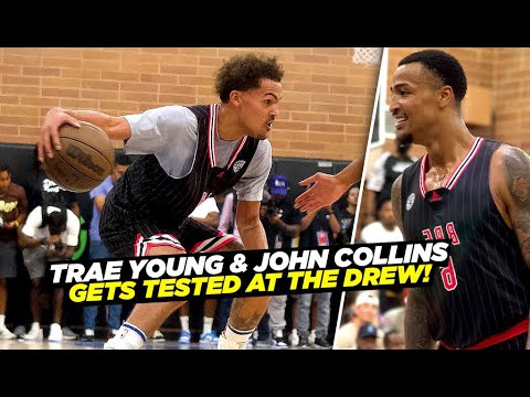 Trae Young & John Collins Get TESTED at The Drew League!! Goes Down To FINAL SECOND!