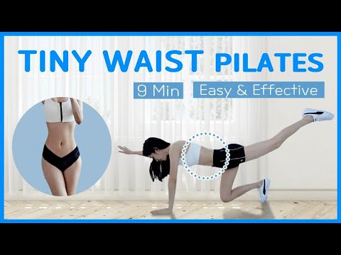 10 Min Flat Belly Pilates At Home Tiny Waist x Core Beginner Friendly _Shirlyn Workout