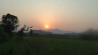 Sunset Symphony... A Perfect Harmony...And above all A Living Tiranga...