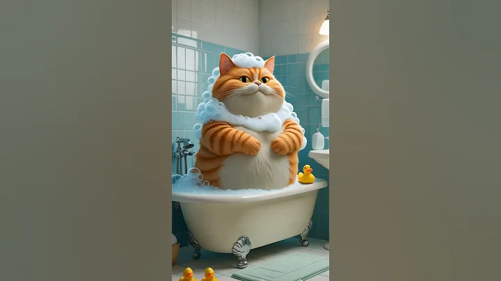 Watch the video about Fat Cat's Bubble Bath FAIL! 🛁😹 #funny #cat #shorts