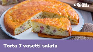 Torta 7 Vasetti Salata - Saporita E Senza Bilancia